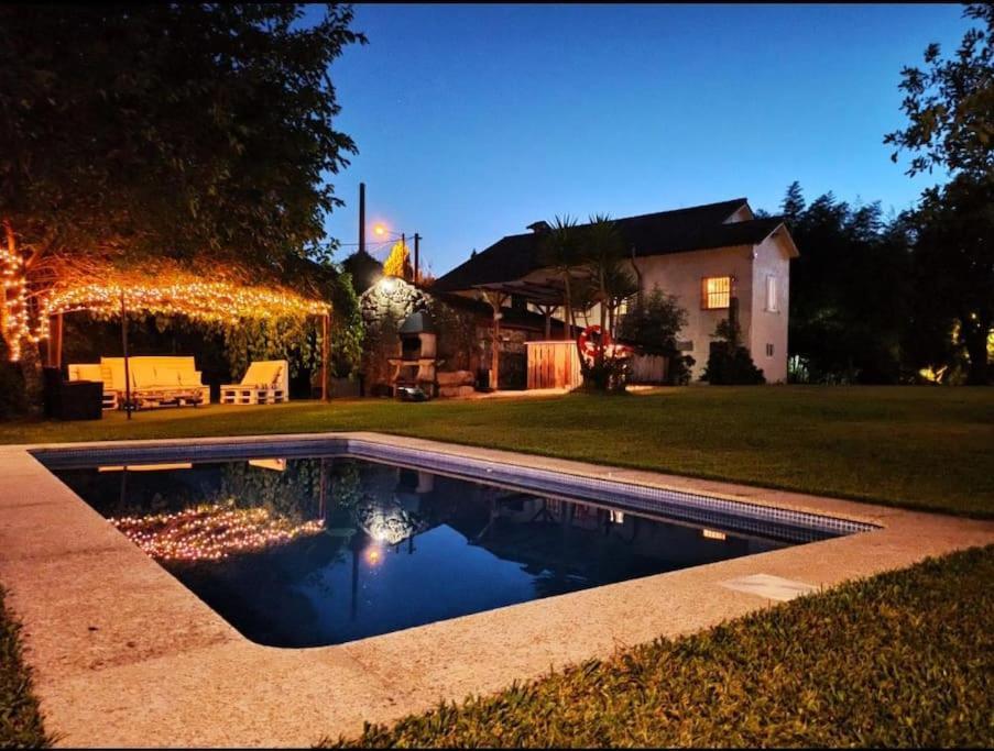 A Vina De Lina. Turismo Rural Con Piscina Y Finca. Pontevedra Exterior foto